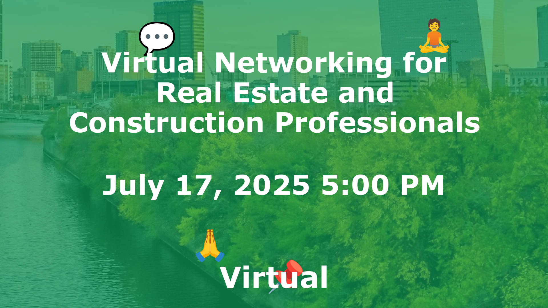 Virtual Networking for Real Estate and Construction Professionals event image